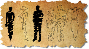 CAD People Blocks - Hand Drawn